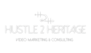 Hustle 2Heritage Logo White