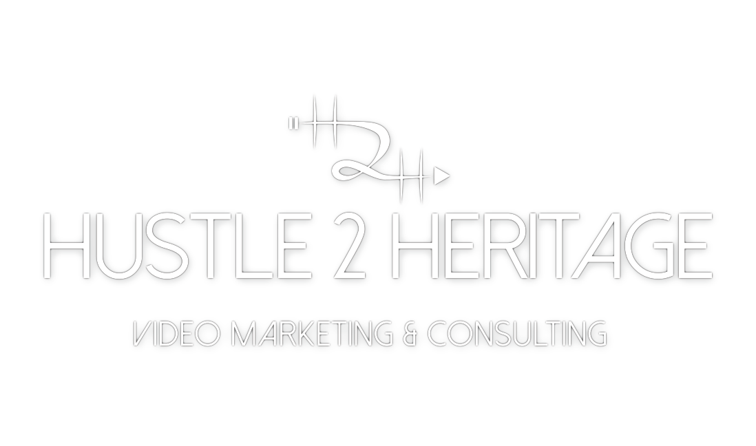 Hustle 2Heritage Logo White